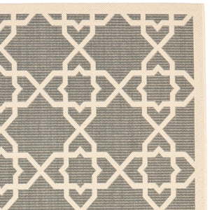 Safavieh Cy6032 Power Loomed 85.4% Polypropylene/10.4% Polyester/4.2% Latex Outdoor Rug CY6032-246-4