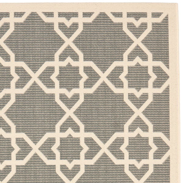Safavieh Cy6032 Power Loomed 85.4% Polypropylene/10.4% Polyester/4.2% Latex Outdoor Rug CY6032-246-4