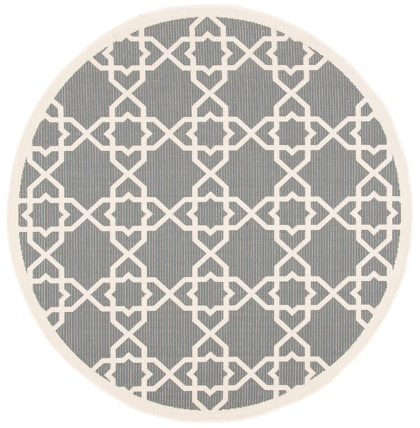 Safavieh Cy6032 Power Loomed 85.4% Polypropylene/10.4% Polyester/4.2% Latex Outdoor Rug CY6032-246-5R