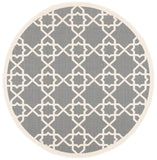 Safavieh Cy6032 Power Loomed 85.4% Polypropylene/10.4% Polyester/4.2% Latex Outdoor Rug CY6032-246-5R