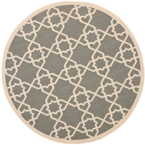 Safavieh Cy6032 Power Loomed 85.4% Polypropylene/10.4% Polyester/4.2% Latex Outdoor Rug CY6032-246-4