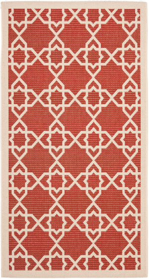 Safavieh Cy6032 Power Loomed 85.4% Polypropylene/10.4% Polyester/4.2% Latex Outdoor Rug CY6032-248-4
