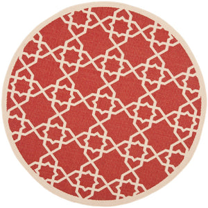 Safavieh Cy6032 Power Loomed 85.4% Polypropylene/10.4% Polyester/4.2% Latex Outdoor Rug CY6032-248-5R