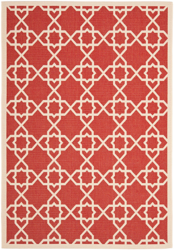Safavieh Cy6032 Power Loomed 85.4% Polypropylene/10.4% Polyester/4.2% Latex Outdoor Rug CY6032-248-4