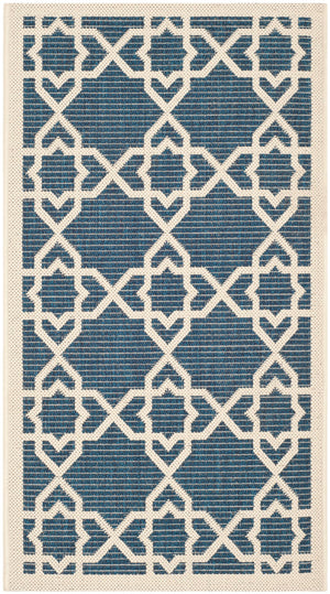 Safavieh Cy6032 Power Loomed 85.4% Polypropylene/10.4% Polyester/4.2% Latex Outdoor Rug CY6032-268-4SQ