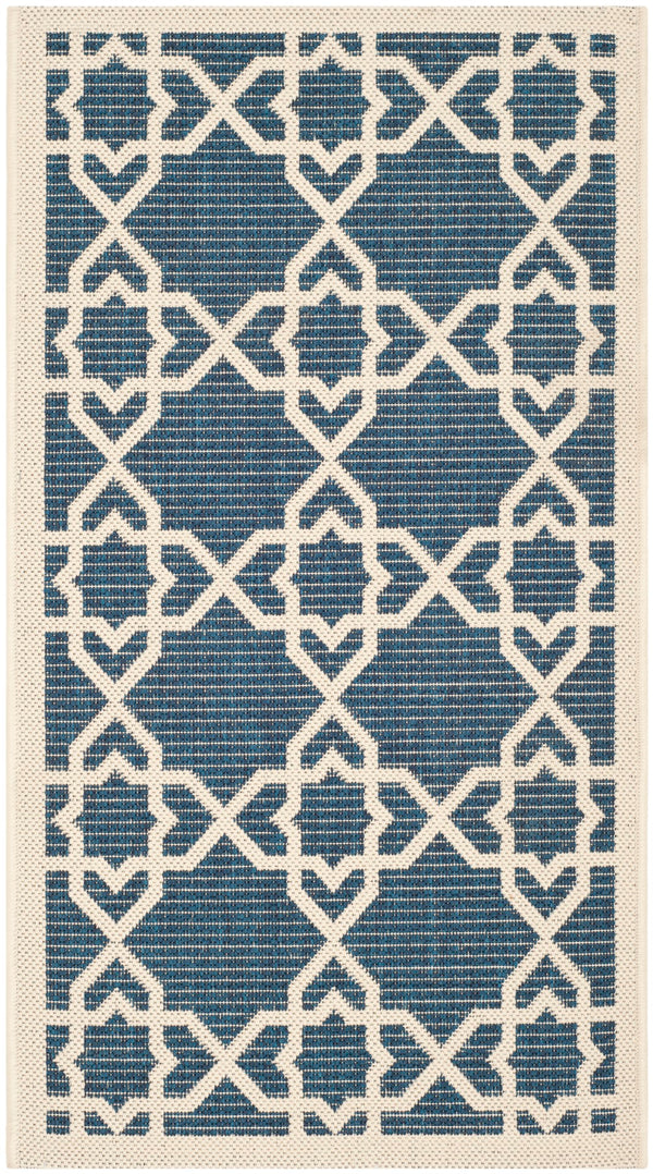 Safavieh Cy6032 Power Loomed 85.4% Polypropylene/10.4% Polyester/4.2% Latex Outdoor Rug CY6032-268-4SQ