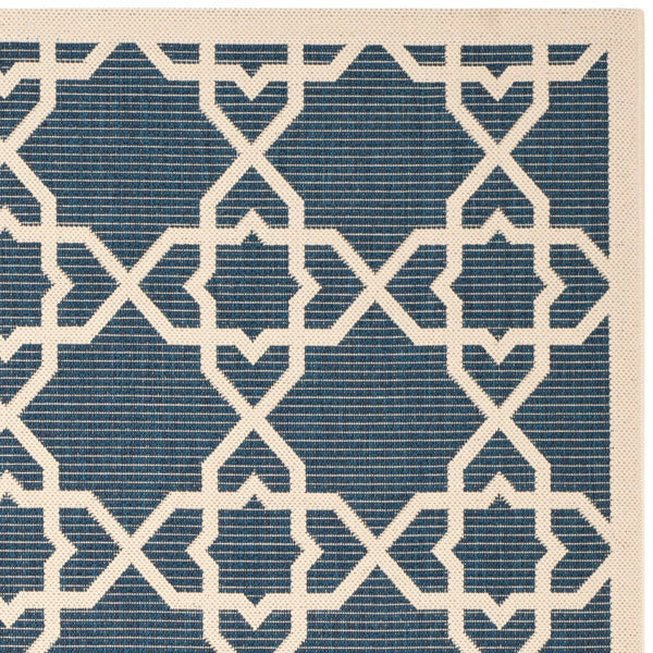 Safavieh Cy6032 Power Loomed 85.4% Polypropylene/10.4% Polyester/4.2% Latex Outdoor Rug CY6032-268-4SQ
