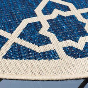 Safavieh Cy6032 Power Loomed 85.4% Polypropylene/10.4% Polyester/4.2% Latex Outdoor Rug CY6032-268-4SQ