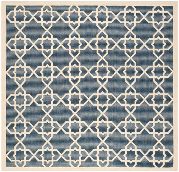 Safavieh Cy6032 Power Loomed 85.4% Polypropylene/10.4% Polyester/4.2% Latex Outdoor Rug CY6032-268-4SQ