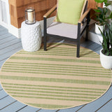 Safavieh Cy6062 Power Loomed 85.4% Polypropylene/10.4% Polyester/4.2% Latex Outdoor Rug CY6062-218-5SQ