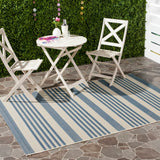 Safavieh Cy6062 Power Loomed 85.4% Polypropylene/10.4% Polyester/4.2% Latex Outdoor Rug CY6062-233-8SQ