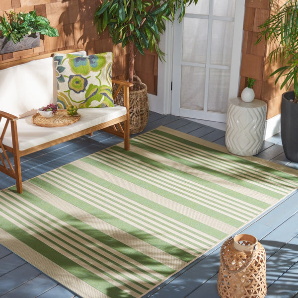 Safavieh Cy6062 Power Loomed 85.4% Polypropylene/10.4% Polyester/4.2% Latex Indoor/Outdoor Rug CY6062-244-9
