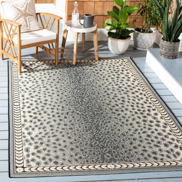 Safavieh Cheetah PowerLoomed 85.4% Polypropylene/10.4% Polyester/4.2% Latex Indoor/Outdoor Rug CY6100-25612-9