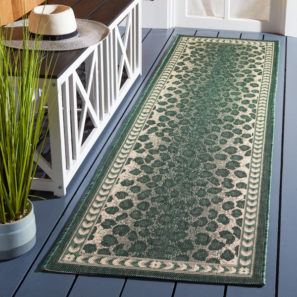 Safavieh Cheetah PowerLoomed 85.4% Polypropylene/10.4% Polyester/4.2% Latex Indoor/Outdoor Rug CY6100-32212-9