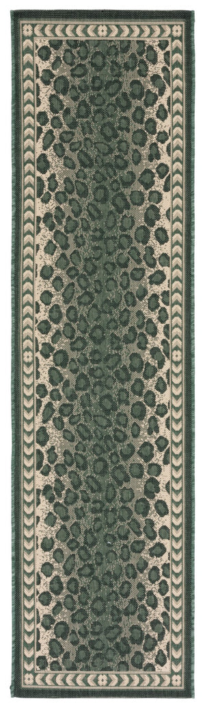 Safavieh Cheetah PowerLoomed 85.4% Polypropylene/10.4% Polyester/4.2% Latex Indoor/Outdoor Rug CY6100-32212-9