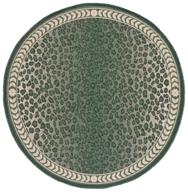 Safavieh Cheetah PowerLoomed 85.4% Polypropylene/10.4% Polyester/4.2% Latex Indoor/Outdoor Rug CY6100-32212-9