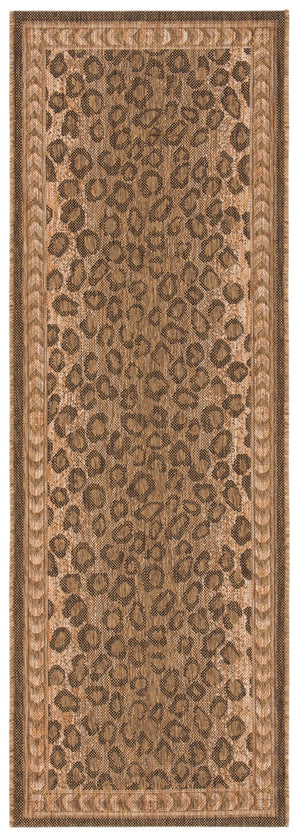 Safavieh Cheetah Power Loomed 85.4% Polypropylene/10.4% Polyester/4.2% Latex Outdoor Rug CY6100-39-4