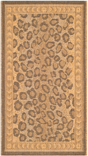 Safavieh Cheetah Power Loomed 85.4% Polypropylene/10.4% Polyester/4.2% Latex Outdoor Rug CY6100-39-4