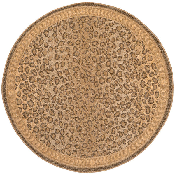 Safavieh Cheetah PowerLoomed 85.4% Polypropylene/10.4% Polyester/4.2% Latex Indoor/Outdoor Rug CY6100-39-810