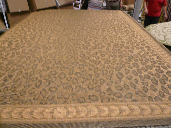 Safavieh Cheetah Power Loomed 85.4% Polypropylene/10.4% Polyester/4.2% Latex Outdoor Rug CY6100-39-4