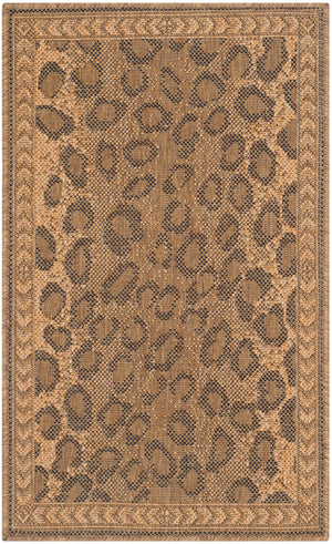 Safavieh Cheetah PowerLoomed 85.4% Polypropylene/10.4% Polyester/4.2% Latex Indoor/Outdoor Rug CY6100-39-810