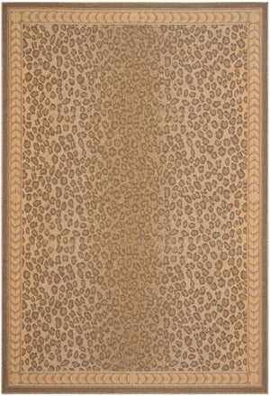 Safavieh Cheetah Power Loomed 85.4% Polypropylene/10.4% Polyester/4.2% Latex Outdoor Rug CY6100-39-4