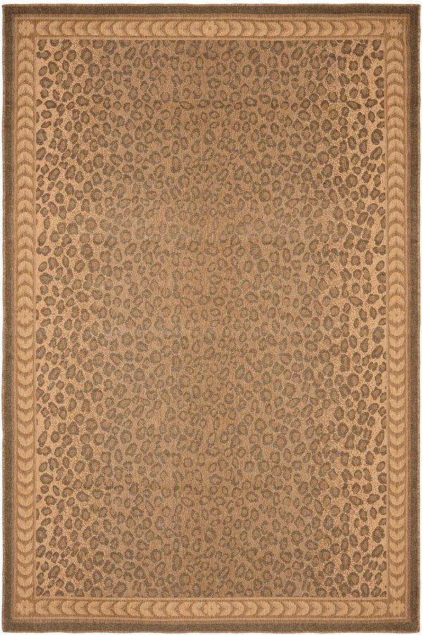 Safavieh Cheetah Power Loomed 85.4% Polypropylene/10.4% Polyester/4.2% Latex Outdoor Rug CY6100-39-4