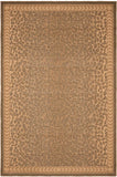 Safavieh Cheetah Power Loomed 85.4% Polypropylene/10.4% Polyester/4.2% Latex Outdoor Rug CY6100-39-4