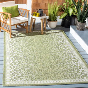 Safavieh Cheetah PowerLoomed 85.4% Polypropylene/10.4% Polyester/4.2% Latex Indoor/Outdoor Rug CY6100-52712-9