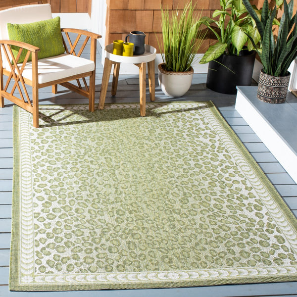 Safavieh Cheetah PowerLoomed 85.4% Polypropylene/10.4% Polyester/4.2% Latex Indoor/Outdoor Rug CY6100-52712-9