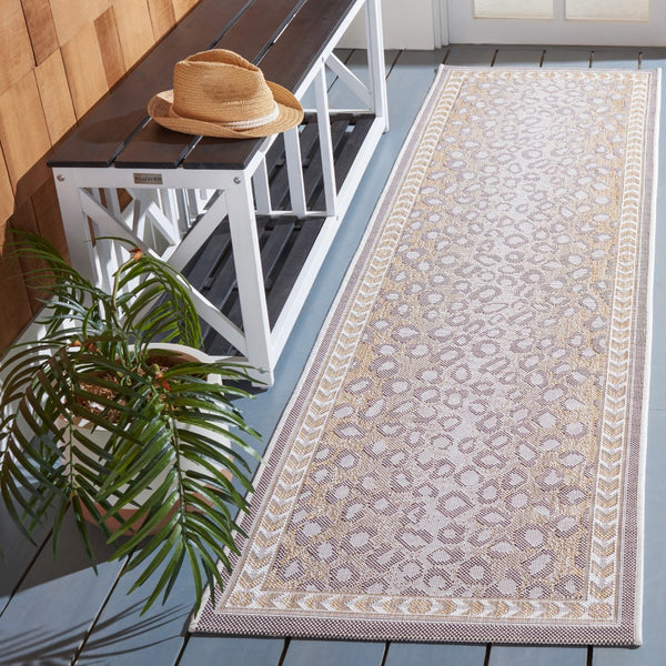Safavieh Cheetah PowerLoomed 85.4% Polypropylene/10.4% Polyester/4.2% Latex Indoor/Outdoor Rug CY6100-53012-9
