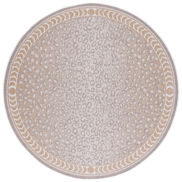 Safavieh Cheetah PowerLoomed 85.4% Polypropylene/10.4% Polyester/4.2% Latex Indoor/Outdoor Rug CY6100-53012-9