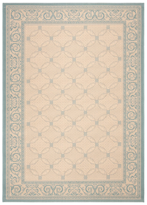 Safavieh Cy6107 Power Loomed 85.4% Polypropylene/10.4% Polyester/4.2% Latex Outdoor Rug CY6107-15-4