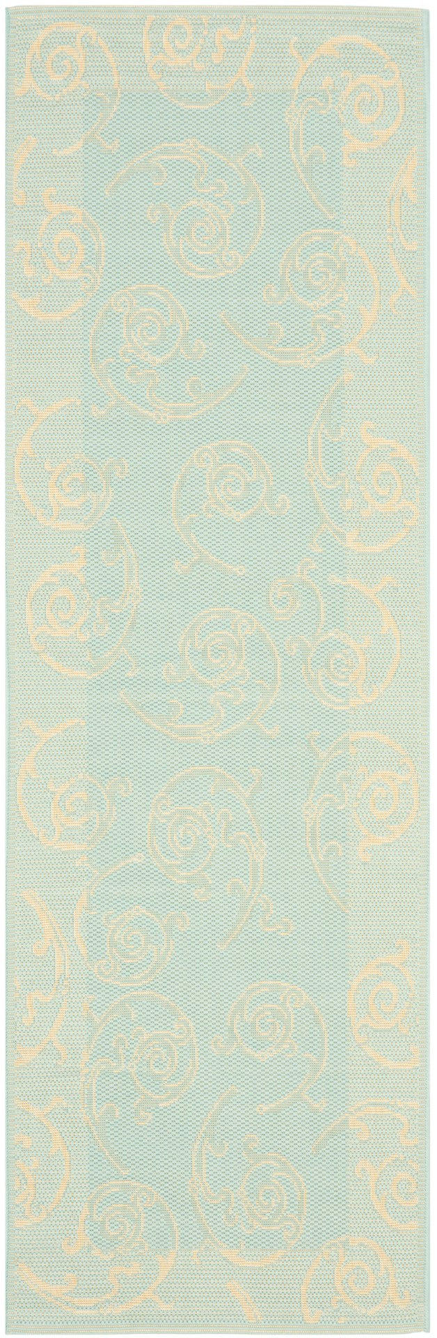 Safavieh Cy6108 Power Loomed 85.4% Polypropylene/10.4% Polyester/4.2% Latex Outdoor Rug CY6108-25-4