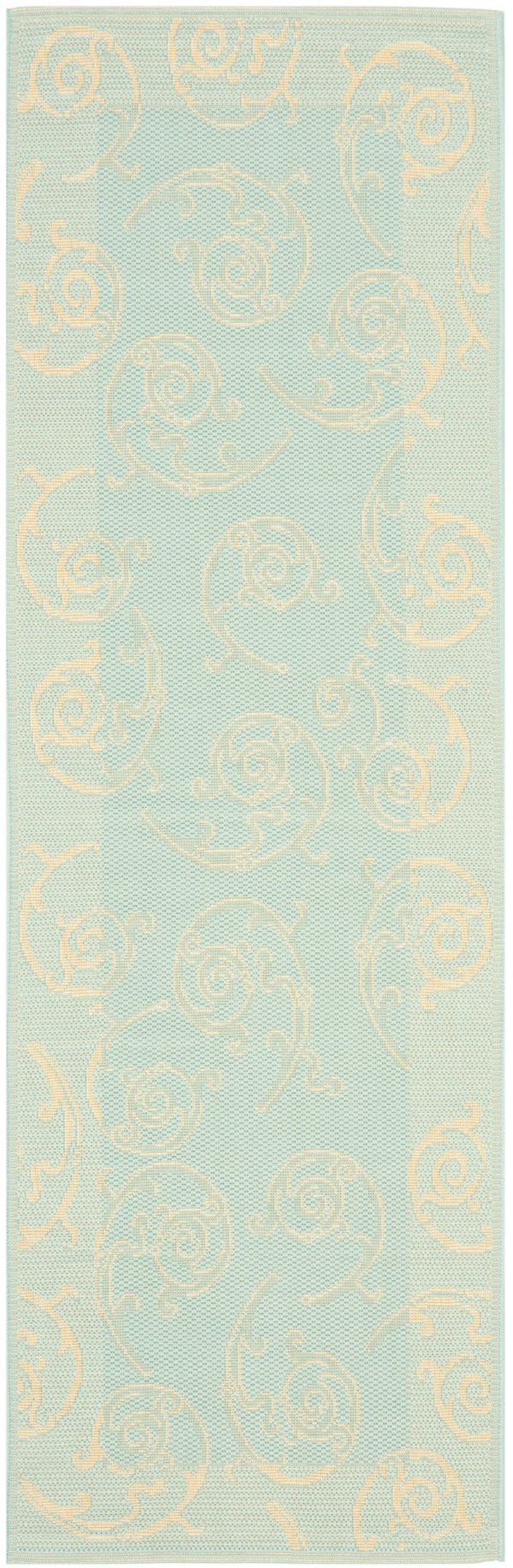 Safavieh Cy6108 Power Loomed 85.4% Polypropylene/10.4% Polyester/4.2% Latex Outdoor Rug CY6108-25-4