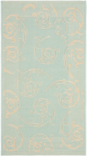 Safavieh Cy6108 Power Loomed 85.4% Polypropylene/10.4% Polyester/4.2% Latex Outdoor Rug CY6108-25-4