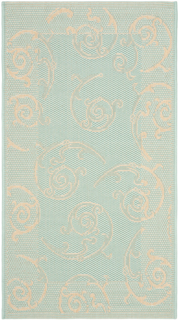 Safavieh Cy6108 Power Loomed 85.4% Polypropylene/10.4% Polyester/4.2% Latex Outdoor Rug CY6108-25-4