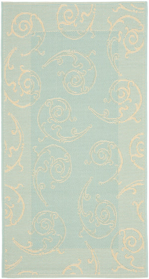 Safavieh Cy6108 Power Loomed 85.4% Polypropylene/10.4% Polyester/4.2% Latex Outdoor Rug CY6108-25-4