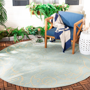 Safavieh Cy6108 Power Loomed 85.4% Polypropylene/10.4% Polyester/4.2% Latex Outdoor Rug CY6108-25-4