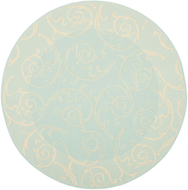 Safavieh Cy6108 Power Loomed 85.4% Polypropylene/10.4% Polyester/4.2% Latex Outdoor Rug CY6108-25-4