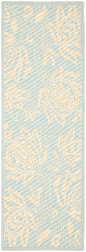Safavieh Cy6109 Power Loomed 85.4% Polypropylene/10.4% Polyester/4.2% Latex Outdoor Rug CY6109-25-4