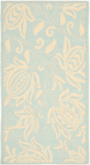 Safavieh Cy6109 Power Loomed 85.4% Polypropylene/10.4% Polyester/4.2% Latex Outdoor Rug CY6109-25-4