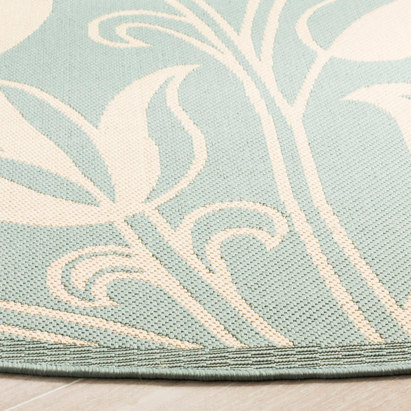 Safavieh Cy6109 Power Loomed 85.4% Polypropylene/10.4% Polyester/4.2% Latex Outdoor Rug CY6109-25-4