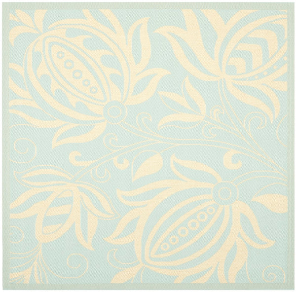 Safavieh Cy6109 Power Loomed 85.4% Polypropylene/10.4% Polyester/4.2% Latex Outdoor Rug CY6109-25-4