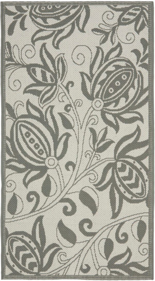 Safavieh Cy6109 Power Loomed 85.4% Polypropylene/10.4% Polyester/4.2% Latex Outdoor Rug CY6109-78-4