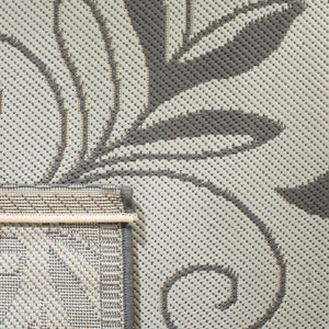 Safavieh Cy6109 Power Loomed 85.4% Polypropylene/10.4% Polyester/4.2% Latex Outdoor Rug CY6109-78-4