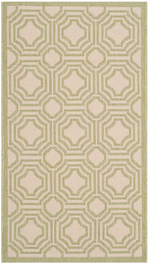 Safavieh Courtyard 6112 Power Loomed 85.4% Polypropylene/10.4% Polyester/4.2% Latex Outdoor Rug CY6112-218-4