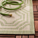 Safavieh Courtyard 6112 Power Loomed 85.4% Polypropylene/10.4% Polyester/4.2% Latex Outdoor Rug CY6112-218-4