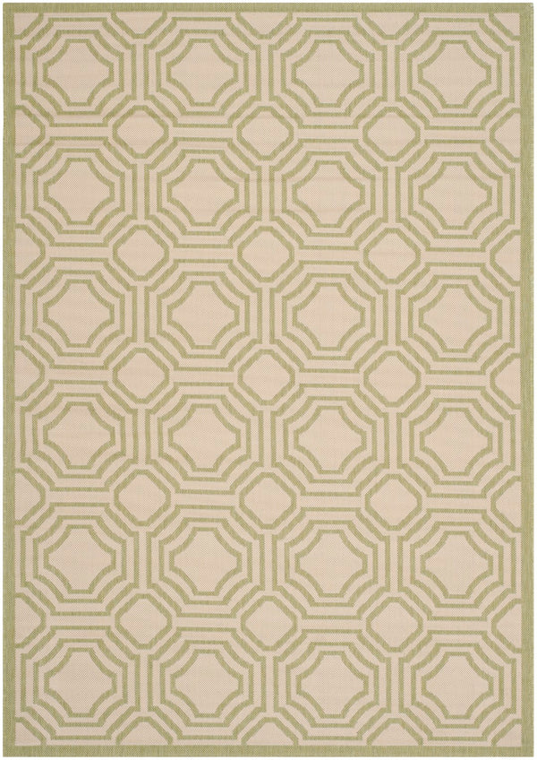 Safavieh Courtyard 6112 Power Loomed 85.4% Polypropylene/10.4% Polyester/4.2% Latex Outdoor Rug CY6112-218-4