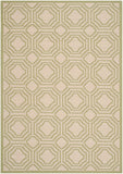 Safavieh Courtyard 6112 Power Loomed 85.4% Polypropylene/10.4% Polyester/4.2% Latex Outdoor Rug CY6112-218-4